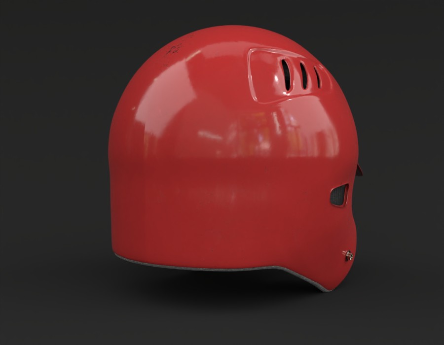 Baseball Helmet PBR  preview image 3